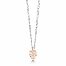  Secret Heart Diamond 9ct Rose Gold Necklace