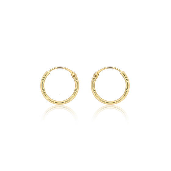 9ct 11mm Gold Sleepers