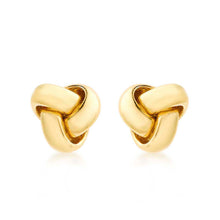  9ct Triple Knot Stud Earrings