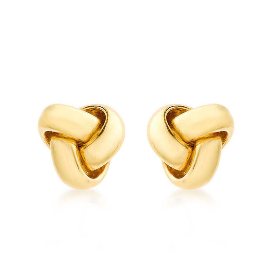9ct Triple Knot Stud Earrings