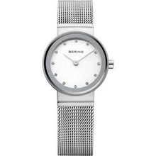  Ladies Round Dial Stainless Steel Bracelet Watch Silver Dial