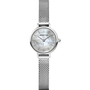 Ladies Stainless Steel Bracelet Watch With Silver Dial