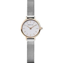  Ladies Rose Gold Case With Stainless Steel Bracelet And Silver Dial