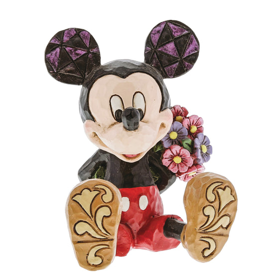 Mickey Mouse With Flowers