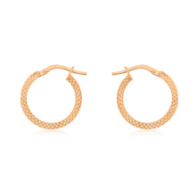  9ct Rose Gold Hoop Earrings
