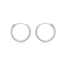  9ct 13mm White Gold Sleepers