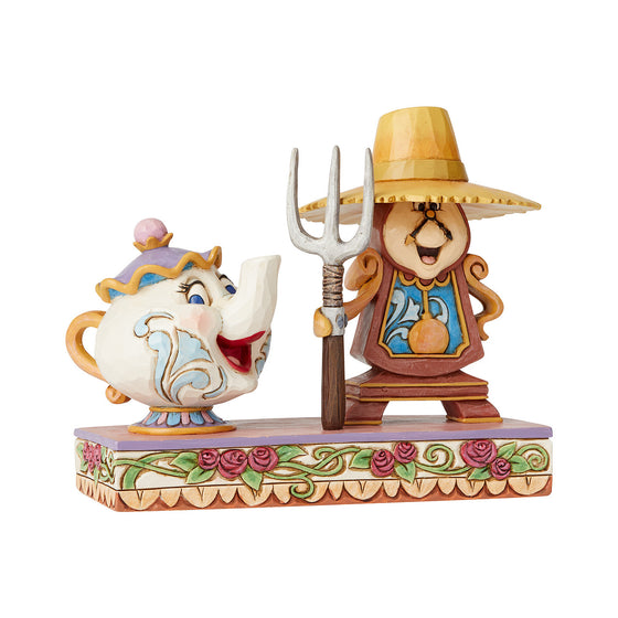 Mrs Pots And Cogsworth Workin Round The Clock