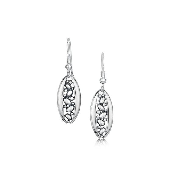 Captivate Silver Drop Earrings