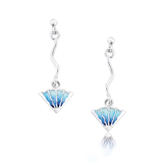 Ocean Blue Drop Earrings