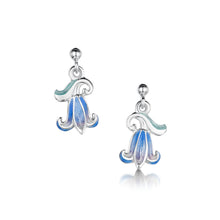  Bluebell Drop Enamel Earrings