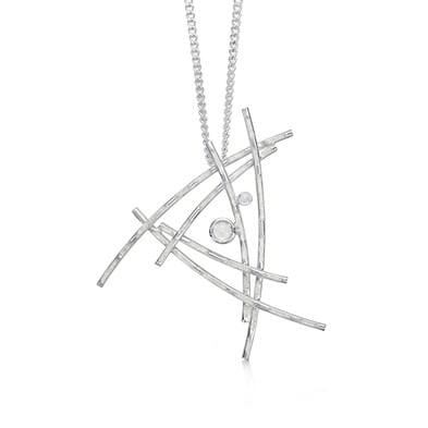 Morning Dew Large Pendant with Moonstone