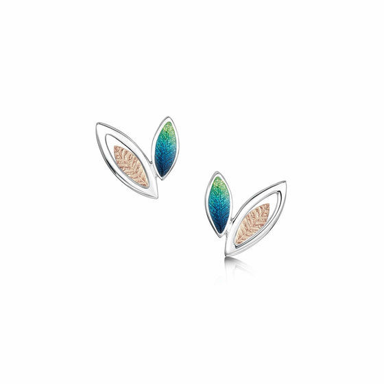 Summer Enamel Small Stud Earrings