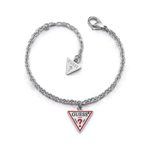  Ladies Stainless Steel Guess Charm Logo Bracelet