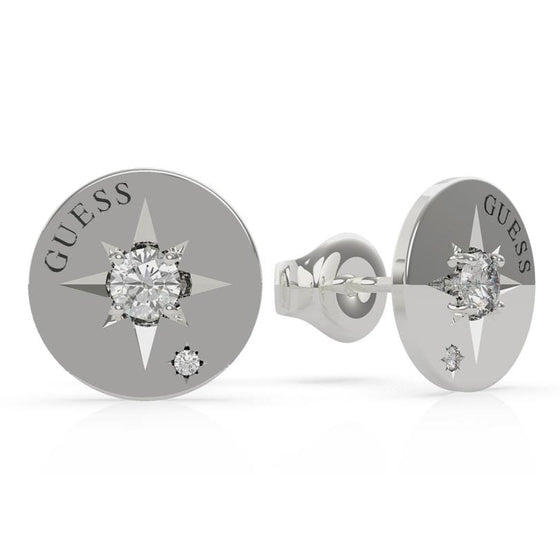 Ladies Stainless Steel Wanderlust Earrings With Swarovski Crystals