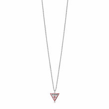  Ladies Slim Stainless Steel Necklace With Triangle Guess Pendant