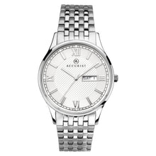  Gents Stainless Steel Day Date Bracelet Watch