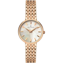  Ladies Rose Gold Plated Bracelet Watch With Mother Of Pearl Dial